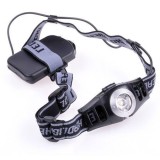 LANTERNA DE CAP LED 3W PLATA VIPOW