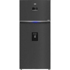Frigider cu 2 Usi Beko RDNE650E40DZXBRN 630L Clasa E Dark Inox foto