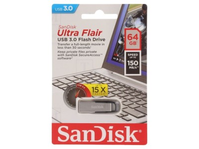 Pendrive USB 3.0 64GB, negru foto