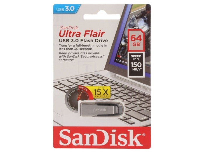 Pendrive USB 3.0 64GB, negru