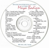 Maya Badian - Spicuiri Din Interviuri (1971-2001) Cu Si Despre Maya Badian, CDr