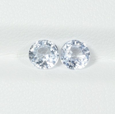 PERECHE SAFIRE NATURALE albastre-verzui 0,53 ct. Certificat de Autenticitate ! ! foto