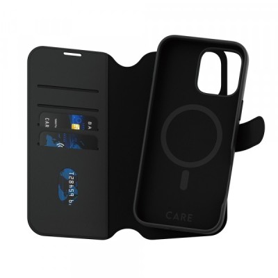 Husa MagSafe pentru Apple iPhone 16 Pro Max, PanzerGlass, Care Feature Tango Two-in-One, Neagra foto