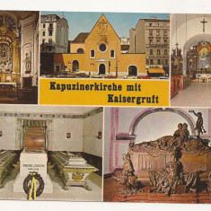 AT1 -Carte Postala-AUSTRIA- Viena, Kapuzinerkirche mit Kaisergruft , necirculata