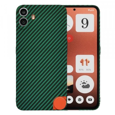 Husa pentru Nothing CMF Phone 1, Techsuit, Carbonite FiberShell, Verde foto