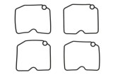 Cumpara ieftin Garnitura camerei plutitoare (cantitate per impachetare: 4buc) pentru KAWASAKI KLF, KVF, VN, W 360-1500 1986-2011