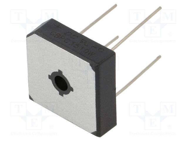 Punte redresoare monofazată Urmax 1kV 35A 400A DC COMPONENTS
