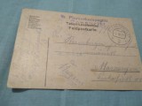 CARTE POSTALA MILITARA 1917 CIRCULATA LA OCNA MURES