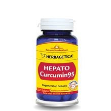Hepato Curcumin 95 Herbagetica 60cps Cod: 4her foto