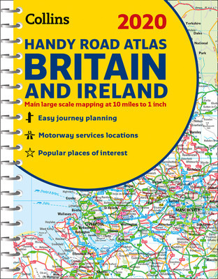 2020 Collins Handy Road Atlas Britain and Ireland foto