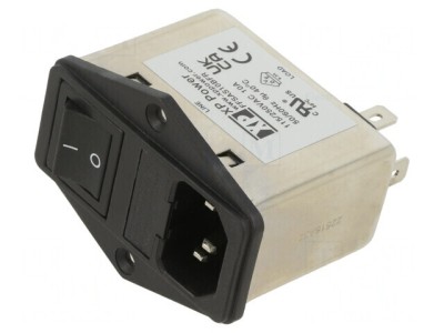 Conector Alimentare AC IEC 60320 1A 250V FFSAS01BFR foto