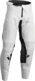 Pantaloni motocross/enduro Thor Pulse Mono, culoare alb/negru, marimea 36 Cod Produs: MX_NEW 290110221PE