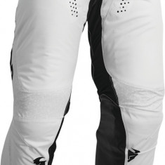 Pantaloni motocross/enduro Thor Pulse Mono, culoare alb/negru, marimea 30 Cod Produs: MX_NEW 290110218PE