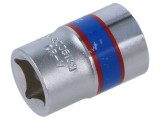 Cap tubulară 6-puncte KING TONY 13mm 3/8, manșon 27mm cod 333513M