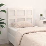 Cumpara ieftin Tăblie de pat, alb, 95,5x4x100 cm, lemn masiv de pin