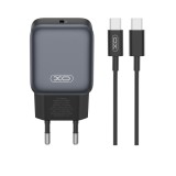 Cumpara ieftin XO incarcator retea 30W USB-C + cablu USB-C la USB-C, negru (model L155)