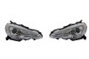 Set faruri tuning SUBARU BRZ, 06.2012-12.2020; TOYOTA GT-86, 06.2012-06.2021, dynamic indicator; H1; crom, transparent; TUNING; halogen,
