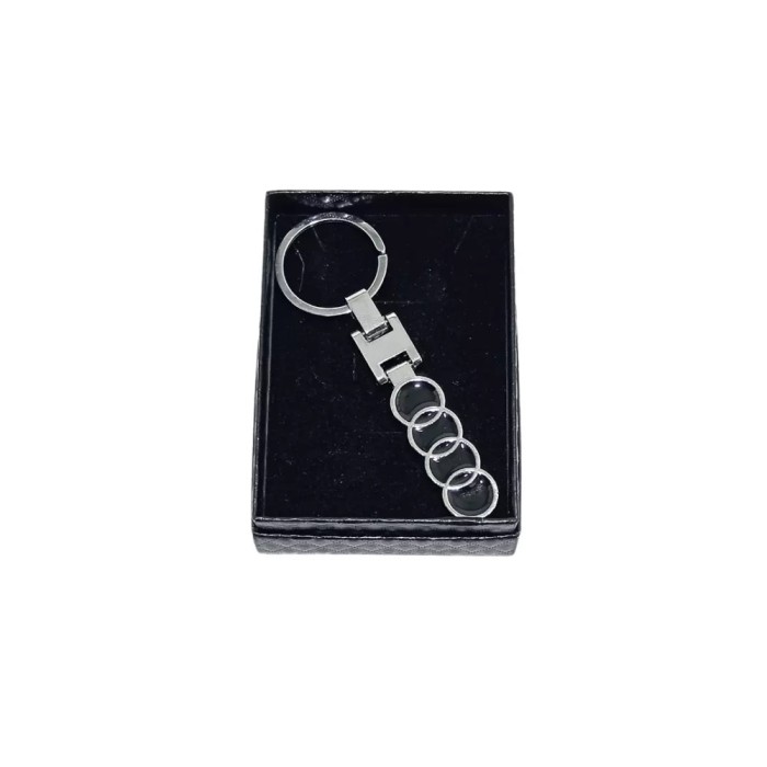 Breloc Audi premium, din metal inoxidabil, ambalat in cutie, Magrot 20386 Audi