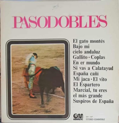Disc vinil, LP. Pasodobles-Banda De La Plaza De Toros-242116 foto