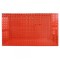 Panou metalic de perete pentru scule 960x480 mm, echipat cu 52 carlige, rosu, Plus