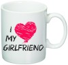 Cana alba personalizata &quot;i love my girlfriend&quot;, INOVATIX&reg;. 330ml, Oem