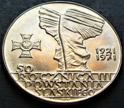 Moneda comemorativa 10 ZLOTI - POLONIA, anul 1971 * cod 3916 = SILEZIA RARA foto