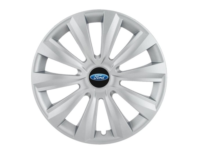 Set 4 capace roti Delta cromat R14 pentru gama auto Ford