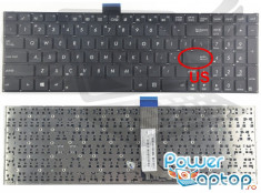 Tastatura Laptop Asus X502CB layout US fara rama enter mic foto