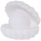 Lampa de Veghe, Flippy, Model Scoica cu Perla, Lumina Alb Rece, 10 x 8.5 cm, Led, Baterii Incluse 3 x LR44, Alb