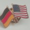 QW9 N7 56 - insigna - tematica nationala - steaguri - Germania - America