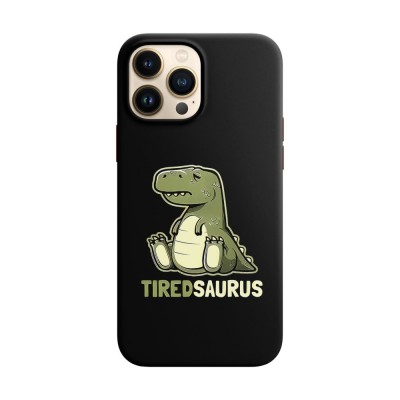 Husa compatibila cu Apple iPhone 13 Pro Max model Tired saurus Rex,Silicon, Tpu, Viceversa foto