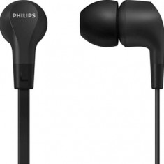 Casti Stereo Philips TAE1105BK/00, Microfon (Negru)