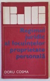 REGIMUL JURIDIC AL LOCUINTELOR PROPRIETATE PERSONALA de Dr. DORU COSMA , 1974