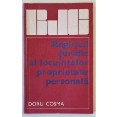 REGIMUL JURIDIC AL LOCUINTELOR PROPRIETATE PERSONALA de Dr. DORU COSMA , 1974