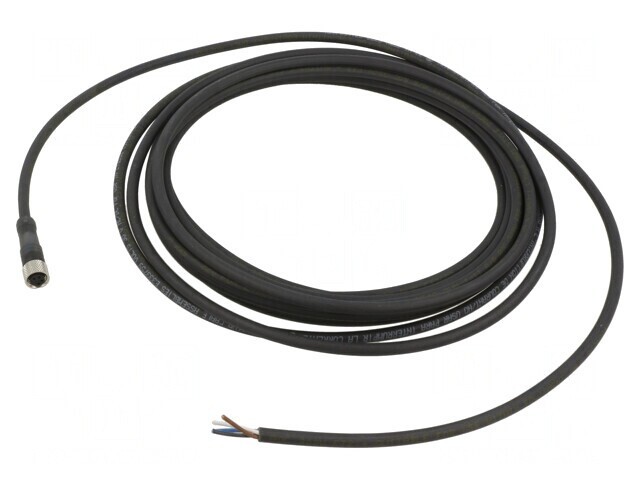 Cablu de conectare M8 PIN 4, 5m, 60VAC 4A