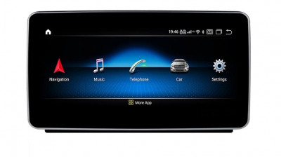 Navigatie Auto Multimedia cu GPS Mercedes GLE GLS W166 din 2015 - 2019 cu 4 GB RAM + 64 GB ROM Slot Sim 4G Android Internet Wi-Fi USB Bluetooth foto