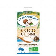 Smantana Vegetala Bio de Cocos La Mandorle 250ml