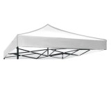 Acoperis pavilion/cort 3x3m alb, rezistent la apa si UV
