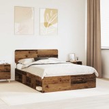 Cumpara ieftin Cadru de pat Lemn vechi 150 x 200 cm Lemn de pin masiv