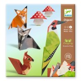 Joc creativ origami Animalele padurii, Djeco