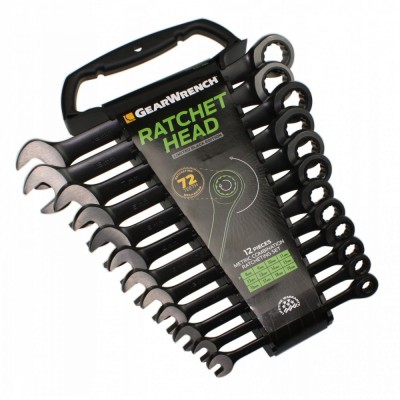 Set chei combinate GearWrench 9412BE, O8-19 mm, 12 piese foto