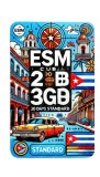 ESIM, 20GB, 30 Days, Cuba, Standard