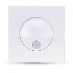 Corp iluminat led 3w 4000k cu senzor miscare ip20 foto