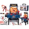 Set Atelier Bricolaj Copii, Masa de Lucru cu 65 Piese, Jucarie DIY Baieti, Scule si Unelte, +3 Ani