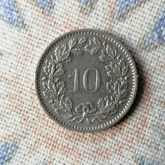 Moneda 10 RAPEN 1970 ELVEȚIA*