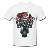 Tricou &quot; Mos Craciun pe motocicleta &quot;