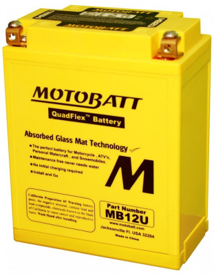 Baterie Moto Motobatt 15Ah 160A 12V MB12U foto