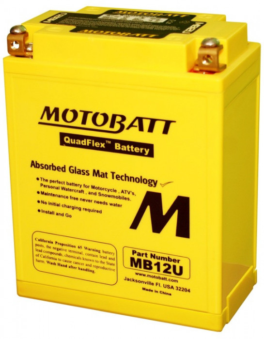 Baterie Moto Motobatt 15Ah 160A 12V MB12U