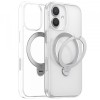 Husa MagSafe pentru Apple iPhone 17, Torras, Ostand Spin, Transparenta