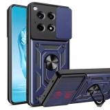 Husa OnePlus 12R protectie camera Techsuit CamShield Series, albastru